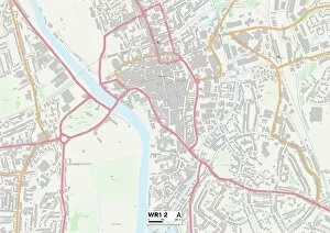James Close Gallery: Worcester WR1 2 Map