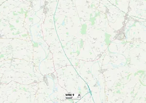 Hill View Gallery: Worcester WR8 9 Map