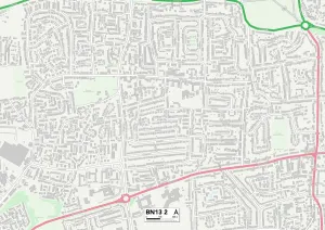 James Close Gallery: Worthing BN13 2 Map