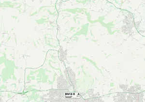 Fontwell Close Gallery: Worthing BN14 0 Map
