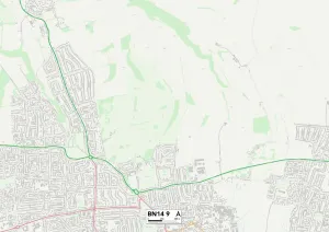 Longlands Gallery: Worthing BN14 9 Map