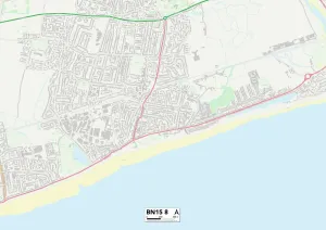 Lancing Gallery: Worthing BN15 8 Map