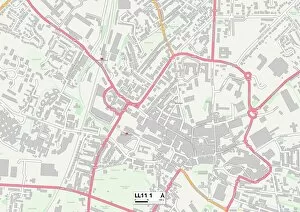 Central Road Gallery: Wrexham LL11 1 Map