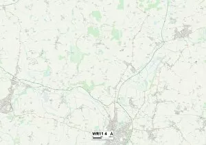 Greenhill Gallery: Wychavon WR11 4 Map