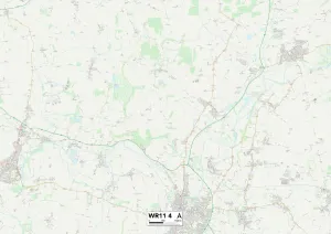 Abbey Road Gallery: Wychavon WR11 4 Map