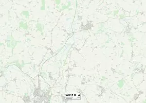 Fern Close Gallery: Wychavon WR11 8 Map
