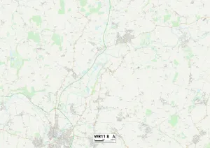 Fern Close Gallery: Wychavon WR11 8 Map