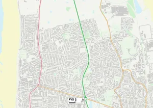 Milton Avenue Gallery: Wyre FY5 2 Map