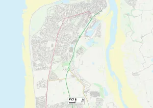 West Way Gallery: Wyre FY7 8 Map