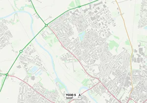 Manor Lane Gallery: York YO30 5 Map