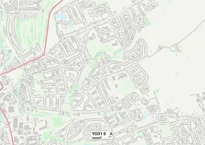 Second Avenue Gallery: York YO31 0 Map