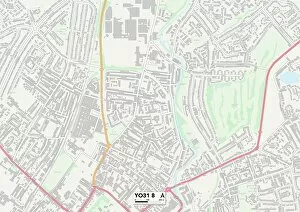 Somerset Road Gallery: York YO31 8 Map
