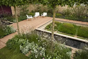 Images Dated 10th July 2013: Chelsea Flower Show 2013, Brewin Dolphin garden, Designer Robert Myers. Gold medal