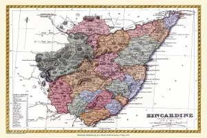 Old County Map of Kincardine Scotland 1847 by A&C Black Old County Map of Kincardine Scotland 1847 by A&C Black