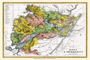 Ross Shire Scotland Map Ross Shire Map Photos. Media Storehouse