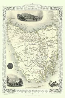 Tasmania Collection: Van Diemens Island, or Tasmania 1851