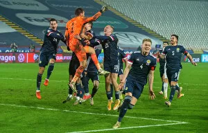 Full Length Collection: Serbia v Scotland - European Championship Qualifier