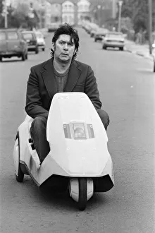 15 stone Roy Stuart of Ilford, Essex, owner of a C5, can only get six miles out of his 15 stone Roy Stuart of Ilford, Essex, owner of a C5, can only get six miles out of his