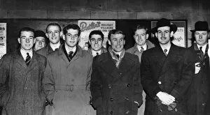 1950 Middlesbrough team, looking swish in their civvies 1950 Middlesbrough team, looking swish in their civvies