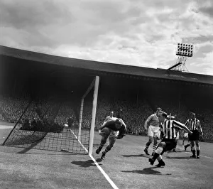 00614 Gallery: The 1955 FA Cup Final was contested by Newcastle United and Manchester City at Wembley