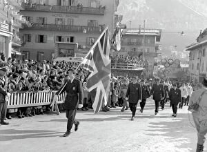 Winter Sports Gallery: 1956 Winter Olympic Games at Cortina d Ampezzo in Italy