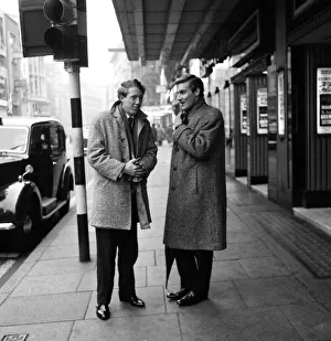 Manager Gallery: 1960 mens fashion - Robert Stigwood and Stephen Komlosy. 14th December 1960