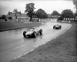 Aintree Gallery: 1961 British Grand Prix at Aintree. Eventual winner Wolfgang von Trips in his