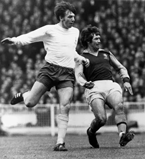 1971 League Cup Final at Wembley Stadium. Tottenham Hotspur 2 v Aston Villa 0 1971 League Cup Final at Wembley Stadium. Tottenham Hotspur 2 v Aston Villa 0