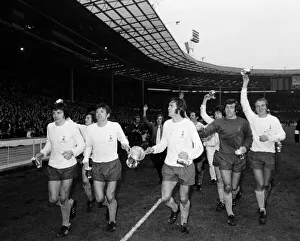 1971 League Cup Final at Wembley Stadium. Tottenham Hotspur 2 v Aston Villa 0 1971 League Cup Final at Wembley Stadium. Tottenham Hotspur 2 v Aston Villa 0