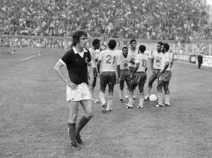 Images Dated 14th June 1974: 1974 World Cup First Round Group Two match at the Westfalenstadion, Dortmund
