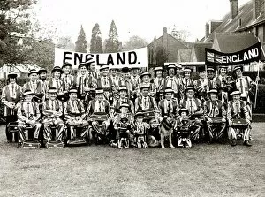 Images Dated 16th May 1973: 1974 World Cup Union Jack Supporters Club England football supporters