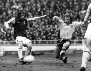 1975 League Cup Final at Wembley Stadium. Aston Villa 1 v Norwich City 0 1975 League Cup Final at Wembley Stadium. Aston Villa 1 v Norwich City 0