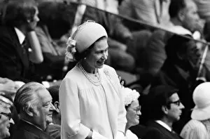 Images Dated 17th July 1976: The 1976 Summer Olympics in Montreal, Canada. Pictured, Queen Elizabeth II at the opening