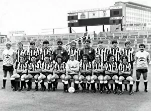 Newcastle United Gallery: The 1983 - 1984 Newcastle United Team Group Squad photo featuring manager Arthur Cox