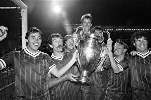 Images Dated 30th May 1984: 1984 European Cup Final at Stadio Olimpico, Rome. Liverpool 1-1 As Roma