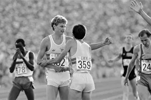 Images Dated 11th August 1984: 1984 Olympic Games in Los Angeles, USA. Mens Athletics
