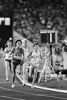 Images Dated 8th August 1984: 1984 Olympic Games in Los Angeles, USA. Womens 3000 Metres Heat