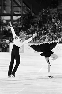 Images Dated 12th February 1984: 1984 Winter Olympics, 12th February 1984. Figure skating, Fourth Round, Zetra Stadium