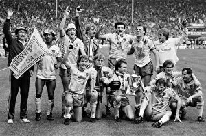Images Dated 24th March 1985: 1985 Milk cup final at Wembley Stadium. Final score Norwich City 1 - 0 Sunderland