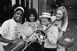1986 Birmingham International Jazz and Blues Festival, Artists, Photo-call, 4th July 1986 1986 Birmingham International Jazz and Blues Festival, Artists, Photo-call, 4th July 1986
