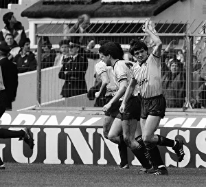 1986 Milk cup Final at Wembley Stadium. Oxford United 3 v Queens Park Rangers 0 1986 Milk cup Final at Wembley Stadium. Oxford United 3 v Queens Park Rangers 0