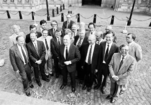 Press Call Collection: 1987 Labour Party Shadow Cabinet, Neil Kinnock unveils his new lineup, Photocall