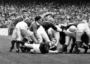 Images Dated 20th February 1988: 1988 Five Nations Championship. Wales v Scotland, National Stadium, Cardiff