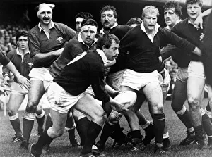 Images Dated 20th February 1988: 1988 Five Nations Championship. Wales v Scotland, National Stadium, Cardiff