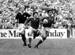 Images Dated 20th February 1988: 1988 Five Nations Championship. Wales v Scotland, National Stadium, Cardiff