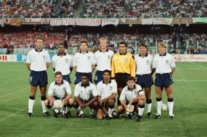 1990 World Cup First Round Group F match in Cagliari, Italy. England 0 v Holland 0 1990 World Cup First Round Group F match in Cagliari, Italy. England 0 v Holland 0
