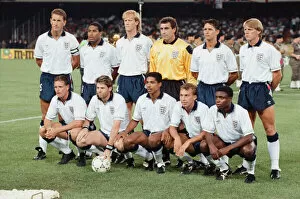 Images Dated 1st July 1990: 1990 World Cup Quarter Final match in Naples, Italy. England 3 v Cameroon 2 after