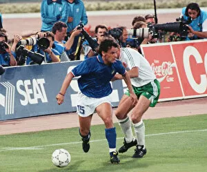 Images Dated 30th June 1990: 1990 World Cup Quarter Final match in Rome, Italy. Italy 1 v Republic of Ireland 0
