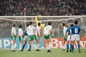 Images Dated 30th June 1990: 1990 World Cup Quarter Final at the Stadio Olimpico in Rome, Italy