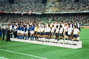 1990 World Cup Thid Place Play Off match in Bari, Italy. Italy 2 v England 1 1990 World Cup Thid Place Play Off match in Bari, Italy. Italy 2 v England 1